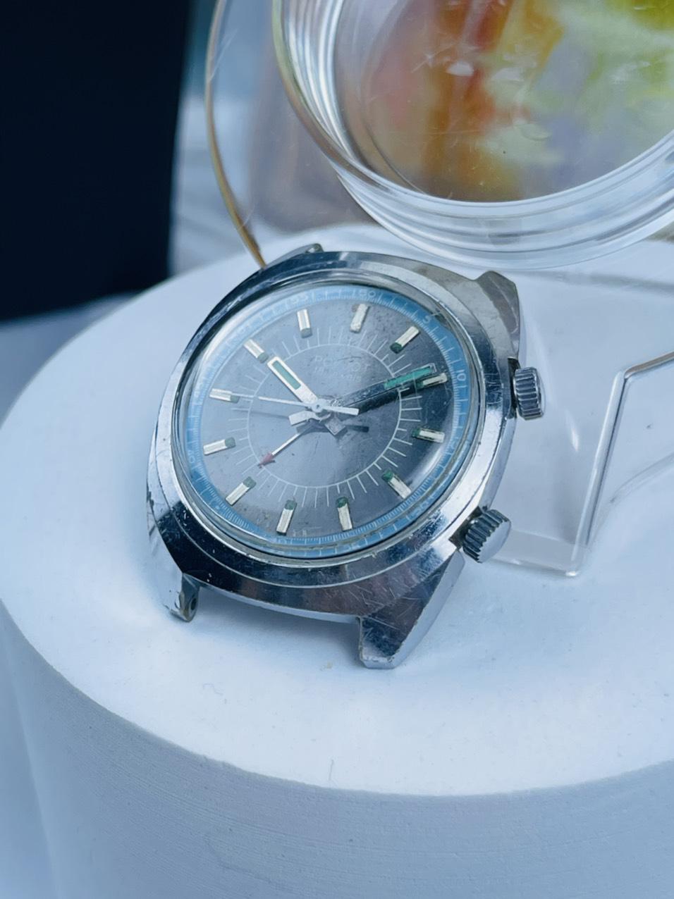 Đồng hồ chuông reo Poljot 18 jewels cọc số vạch