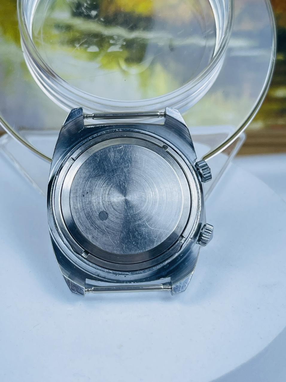 Đồng hồ chuông reo Poljot 18 jewels mặt xanh