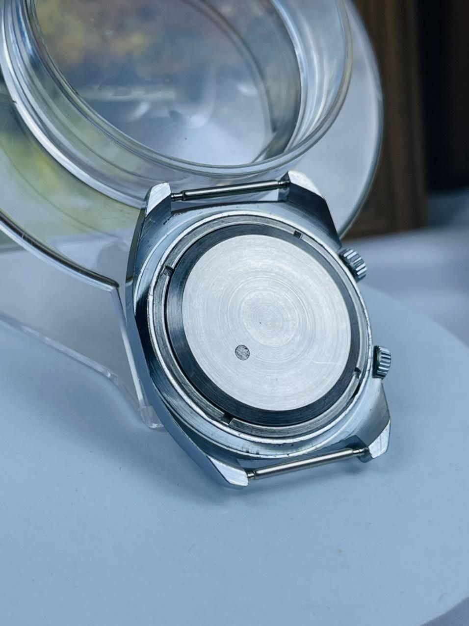 Đồng hồ chuông reo Poljot 18 jewels mặt xanh