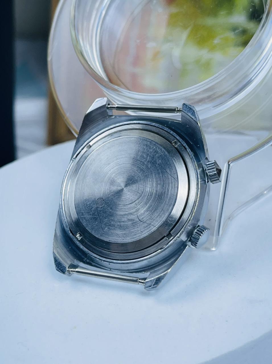 Đồng hồ chuông reo Poljot 18 jewels mặt xanh