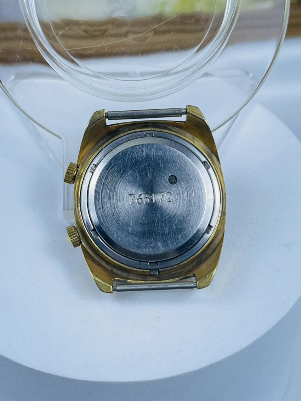 Đồng hồ chuông reo Poljot 18 jewels mặt xanh cọc vạch