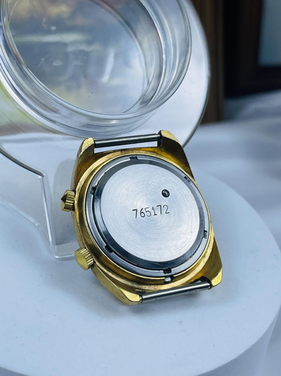 Đồng hồ chuông reo Poljot 18 jewels mặt xanh cọc vạch