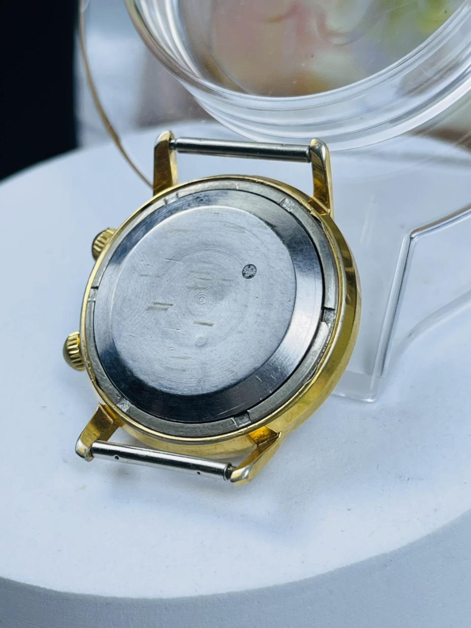 Đồng hồ Poljot chuông reo 18 chân kính kim cọc trắng bạc