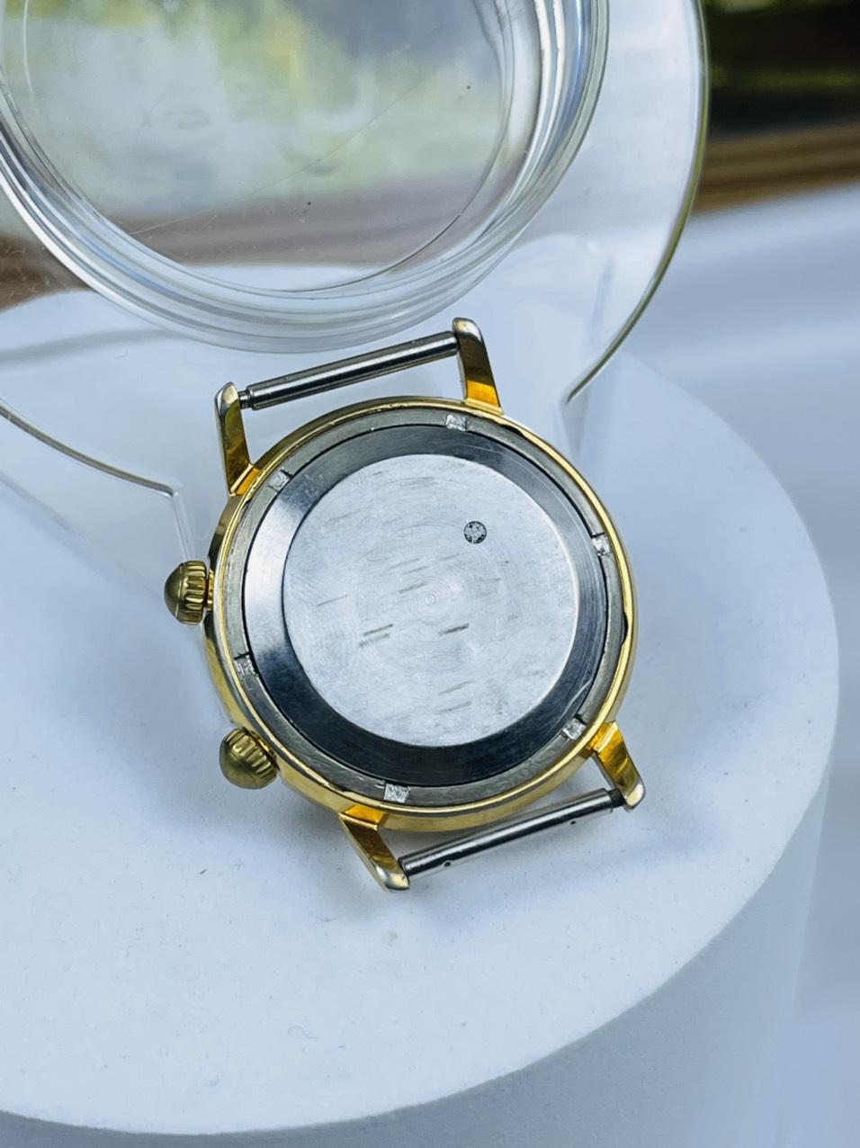 Đồng hồ Poljot chuông reo 18 chân kính kim cọc trắng bạc