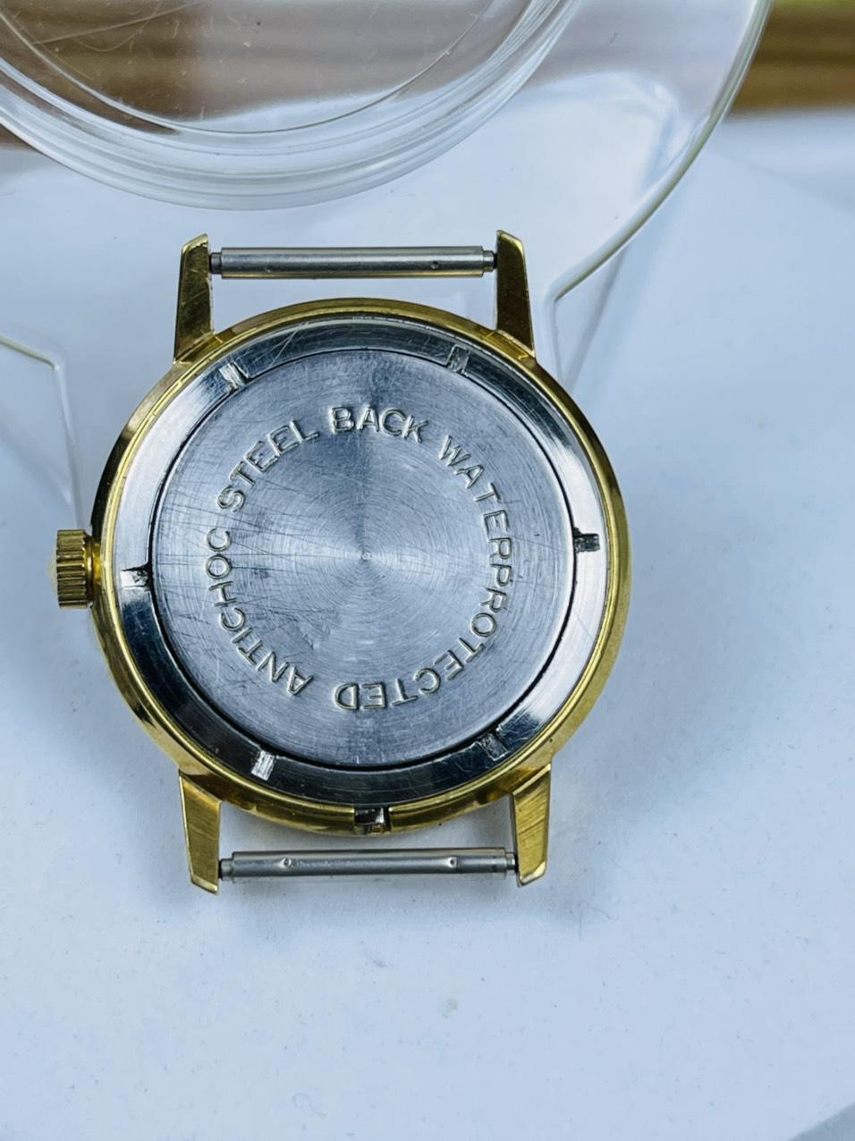 Đồng hồ Poljot 17 jewels máy cơ cót bọc vàng 3 đường giao nhau