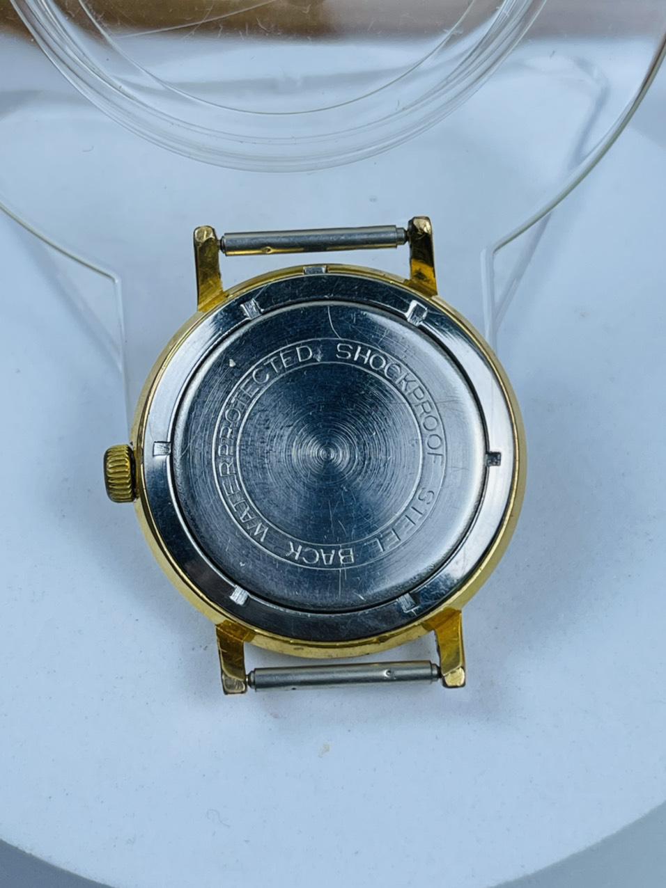 Đồng hồ Poljot 17 jewels máy cơ cót bọc vàng cọc số nỗi bát úp