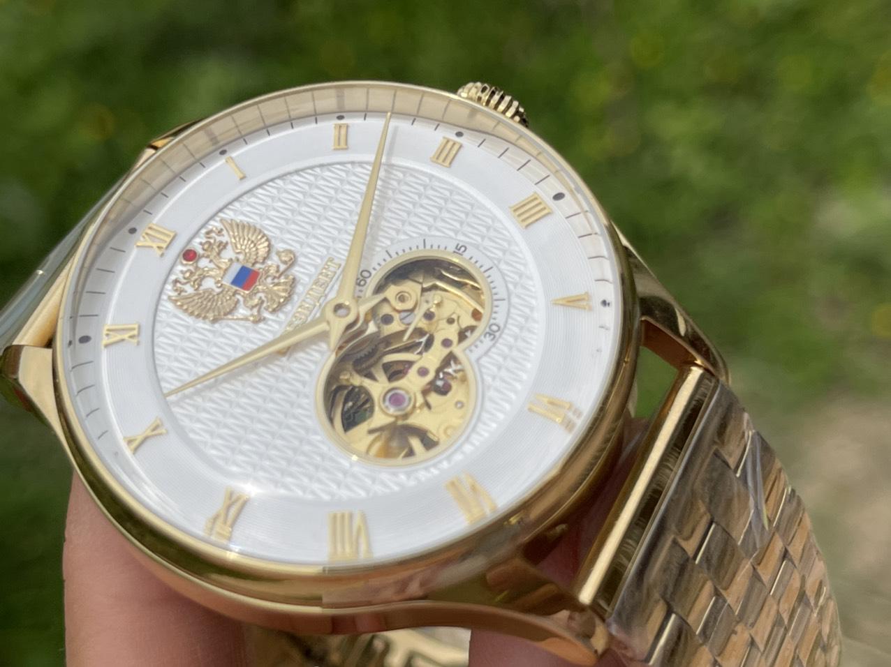 Đồng hồ Tổng thống hở tim vàng tươi 6506150 DKL