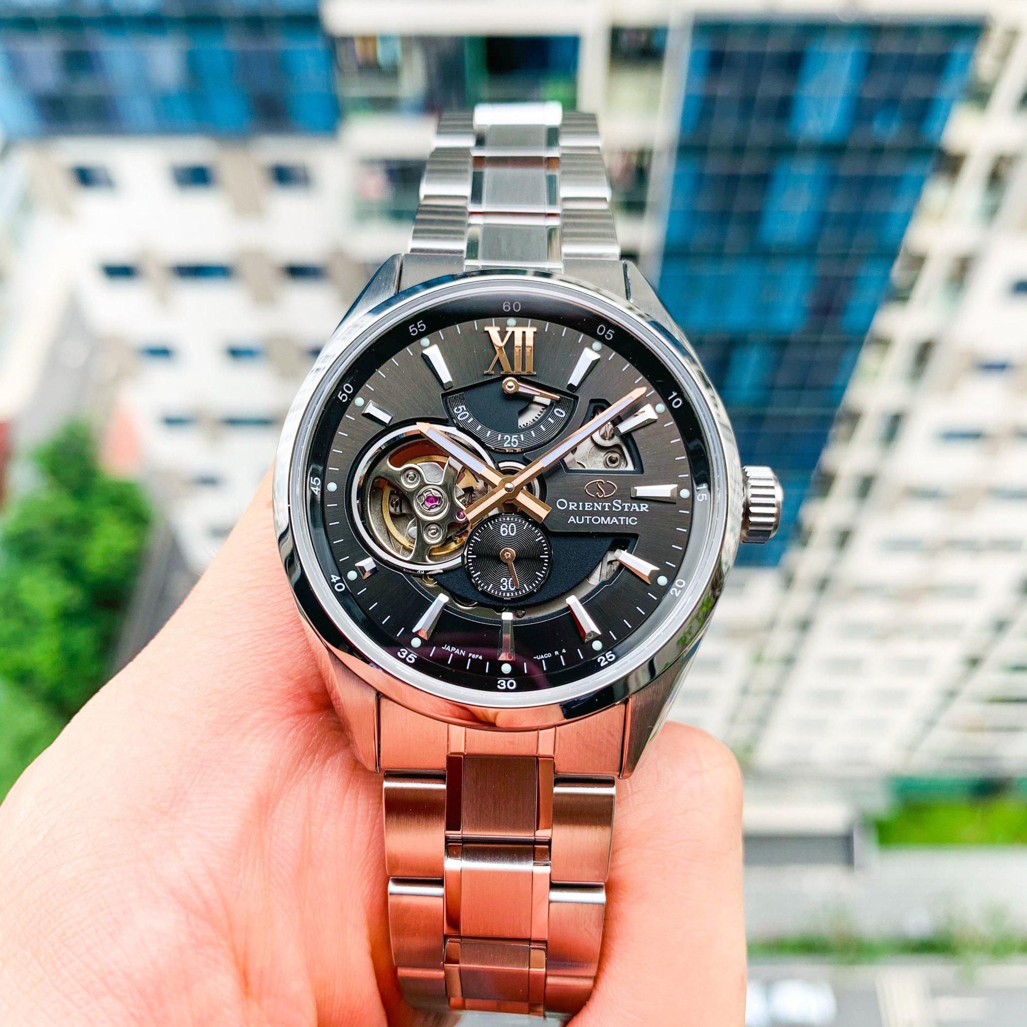 Mua Đồng hồ Orient tại Đồng Hới Quảng Bình - Đồng hồ chính hãng, giá tốt nhất - Orient Star Joker Skeleton Gray - RE-AV0004N