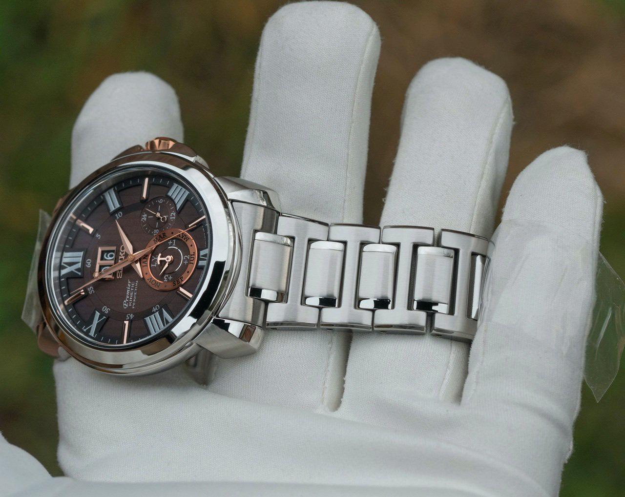 Đồng hồ Seiko Premier Kinetic Perpetual Calendar  Men Watch SNP157P1