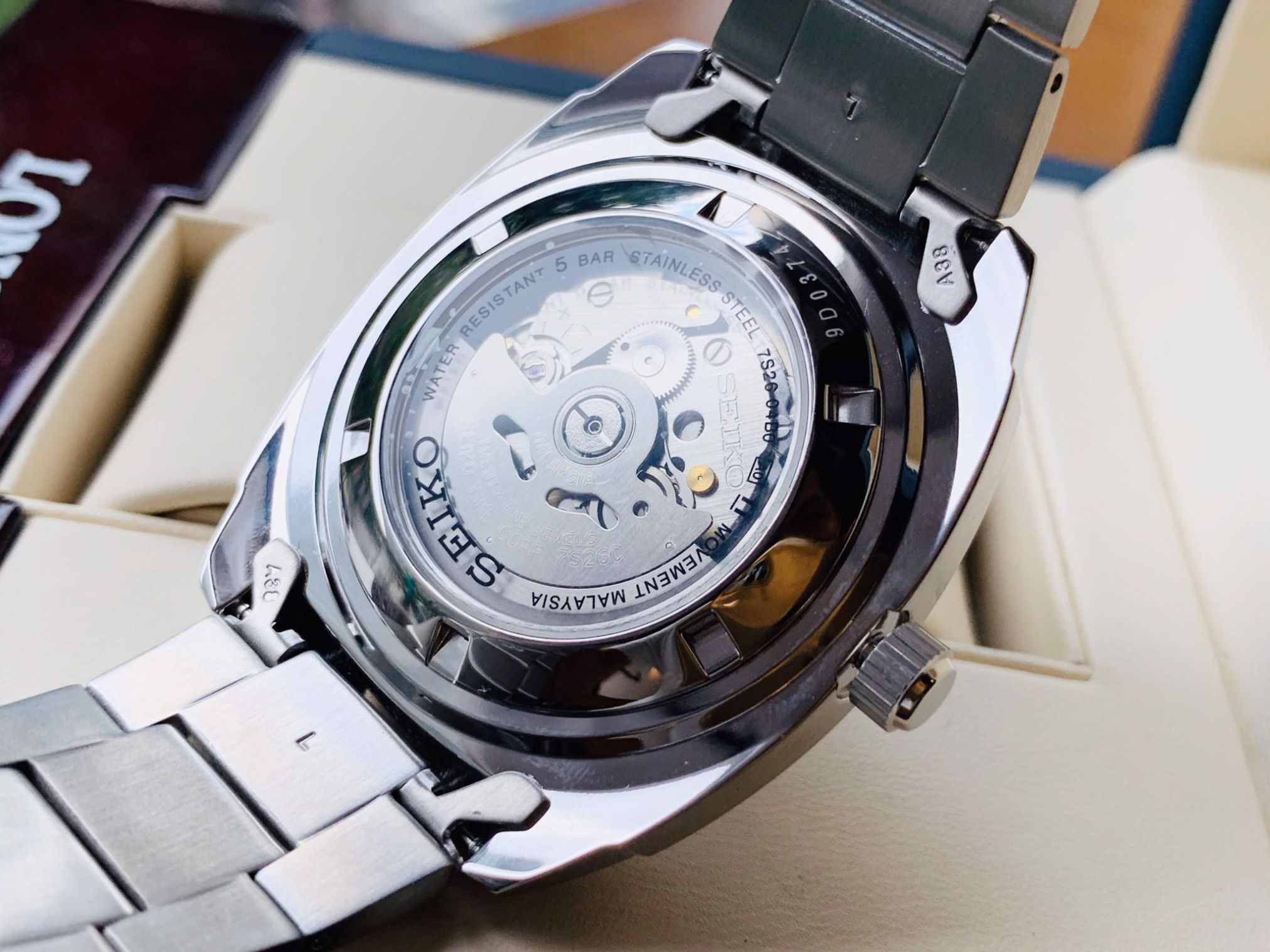 Đồng hồ SEIKO Recraft Automatic Green Dial Stainless Steel Men's Watch SNKM97