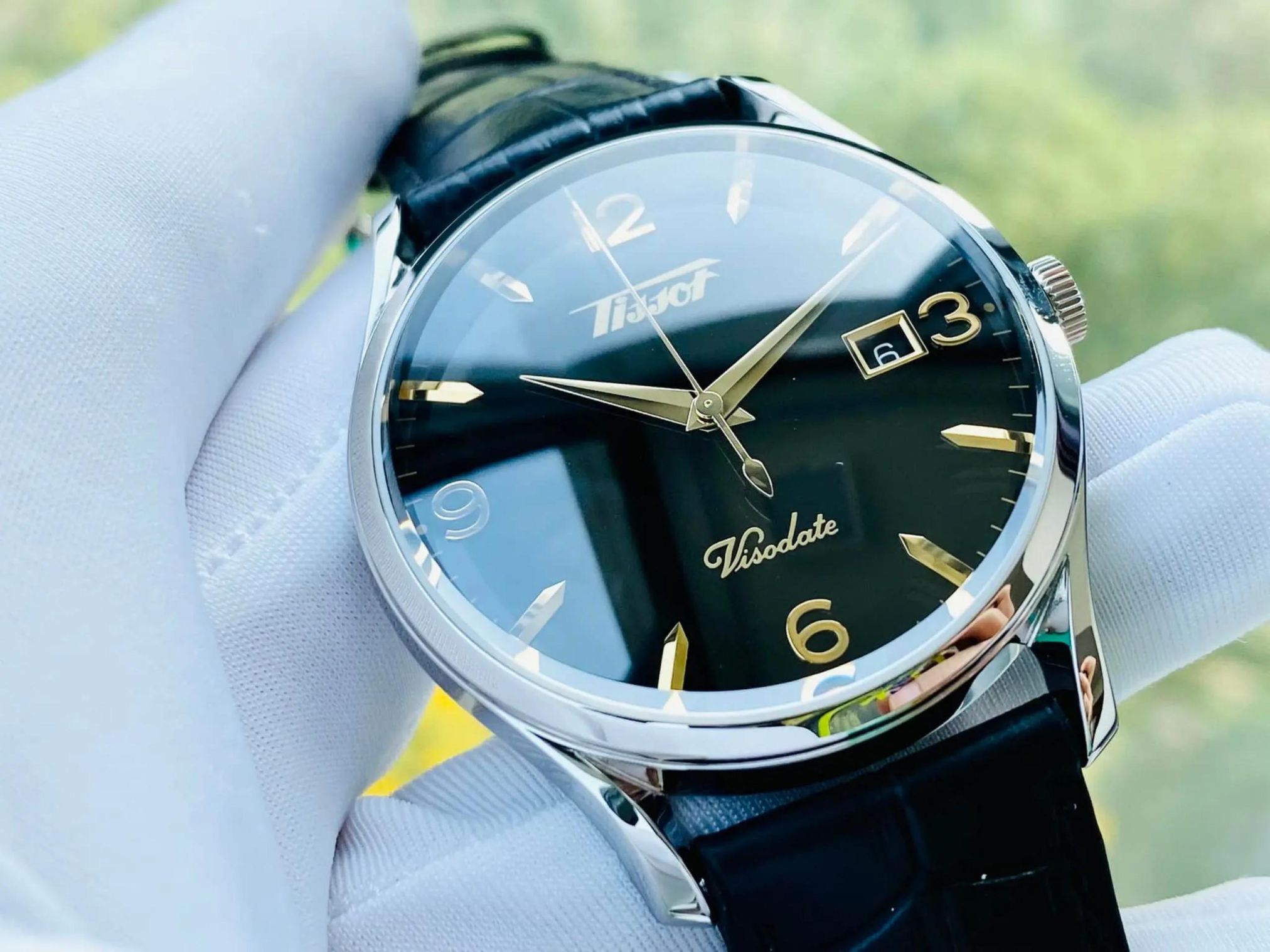 Đồng hồ TISSOT Heritage Visodate Black Dial Men's Watch - T1184101605701