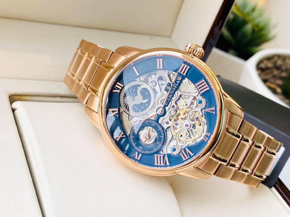 Thomas Earnshaw Orologio Uomo Casual Modello Longitude ES-8006-Parent - Movimento Automatico, Design Classico - 3