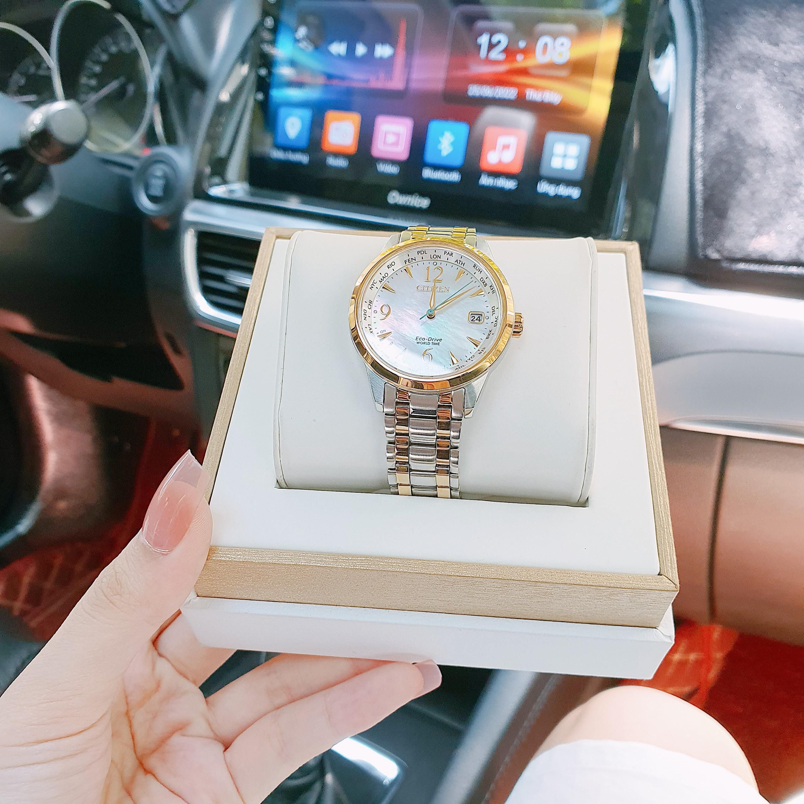 Đồng hồ CITIZEN A-T World Time FC8004 -54D