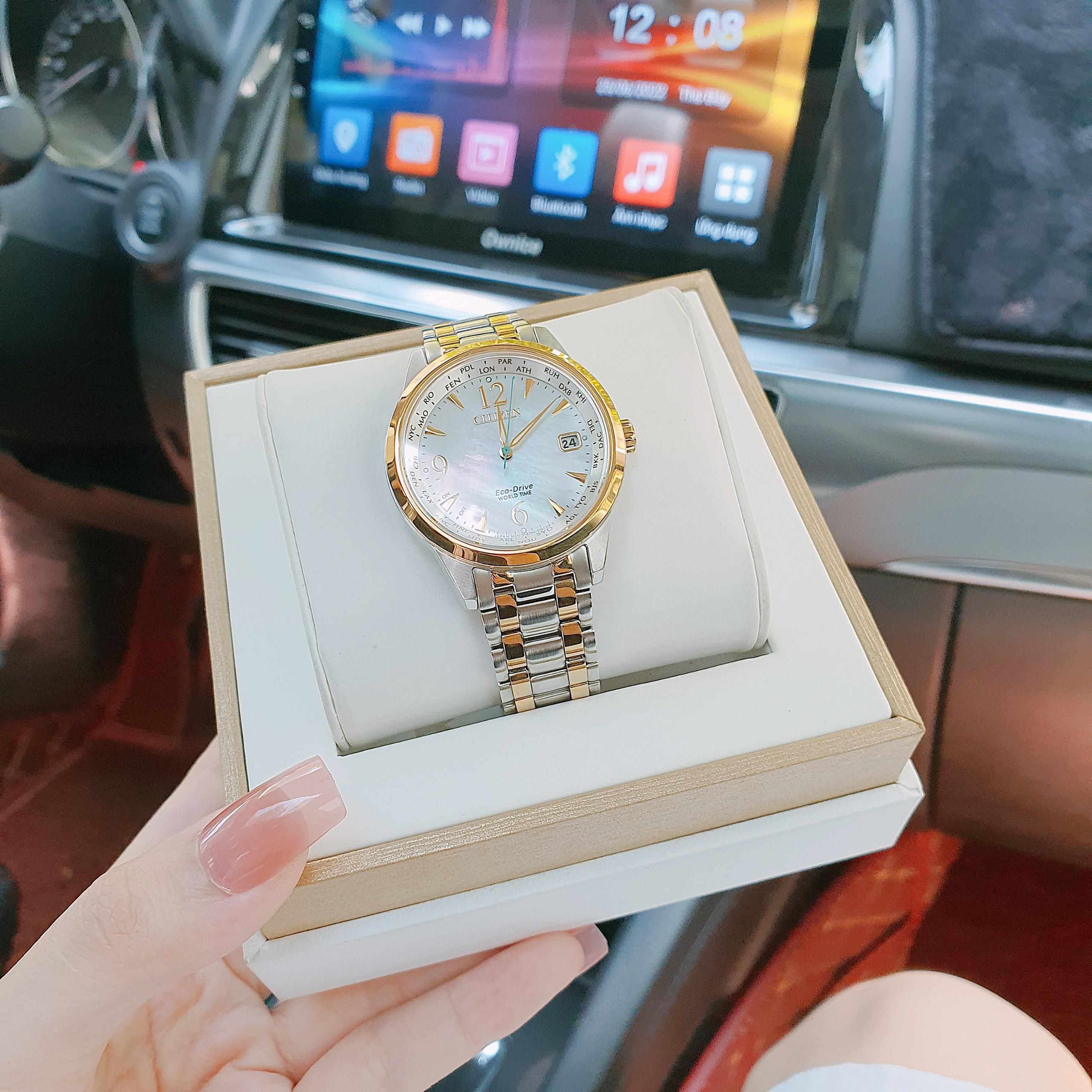 Đồng hồ CITIZEN A-T World Time FC8004 -54D