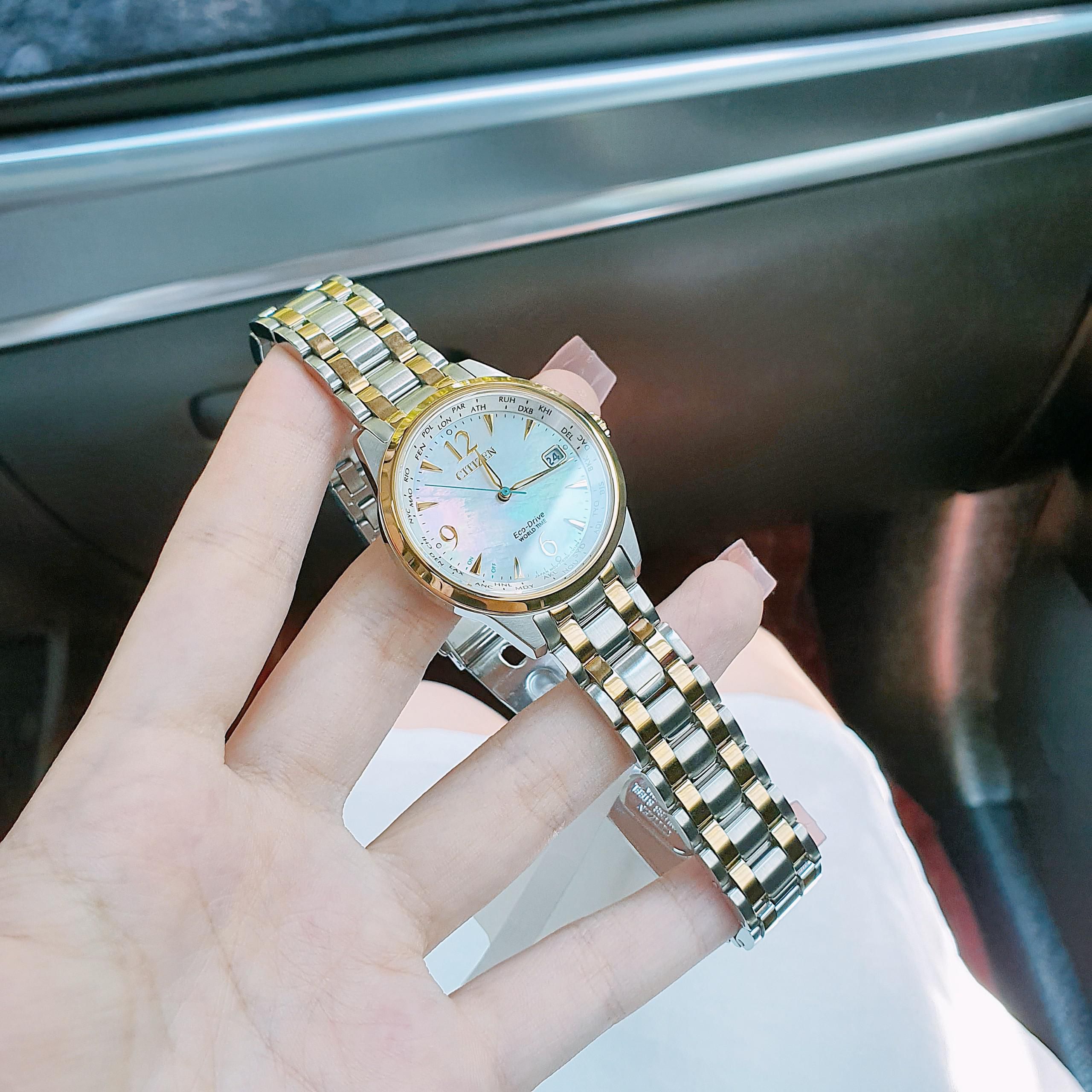 Đồng hồ CITIZEN A-T World Time FC8004 -54D