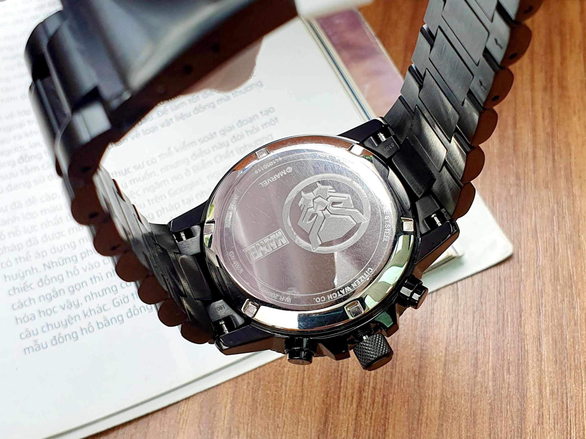 Đồng hồ Citizen Eco-Drive NightHawk Chronograph CA0297-52W