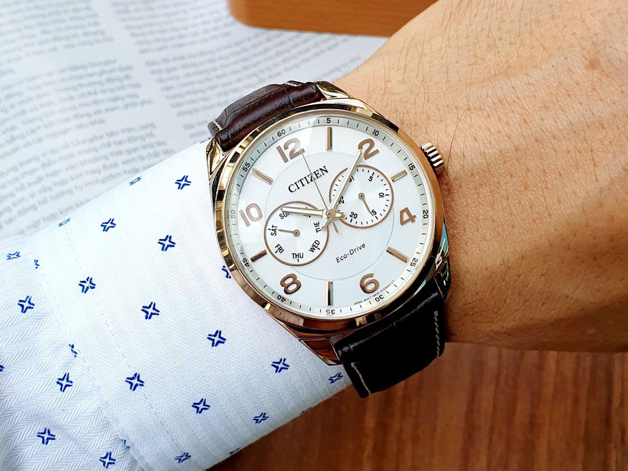 Đồng hồ Citizen Eco- Drive AO9023-01A