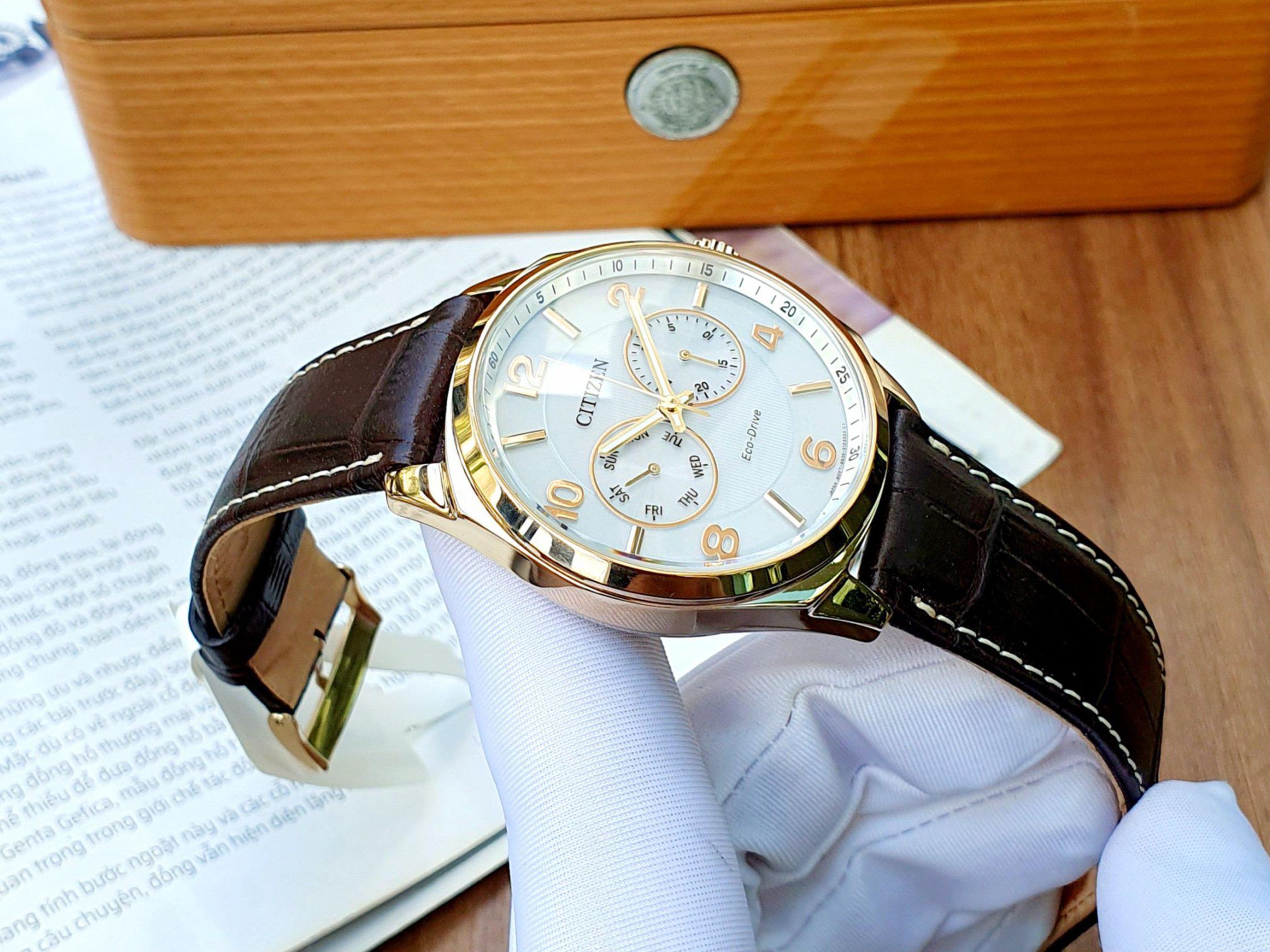 Đồng hồ Citizen Eco- Drive AO9023-01A