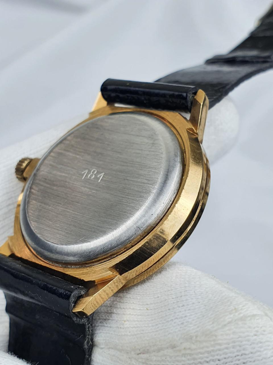Đồng hồ cổ Peterhof Raketa bọc vàng máy cơ cót 19 jewels Raketa Peterhof Watch USSR Vintage 270