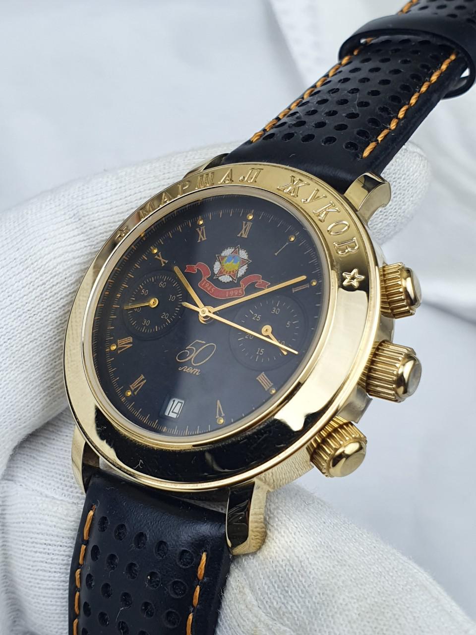 Đồng hồ Poljot 3133 tướng quân Zhukov size 40 Chronograph bấm giờ thể thao