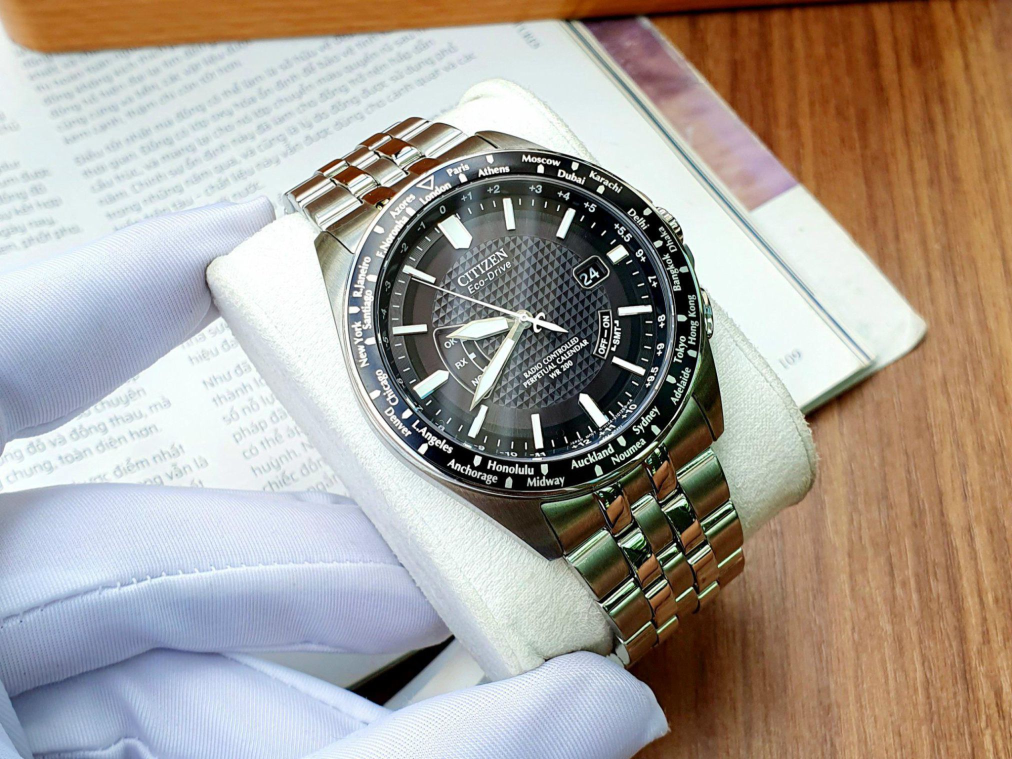 Đồng hồ CITIZEN CB0020-50E World Perpetual AT