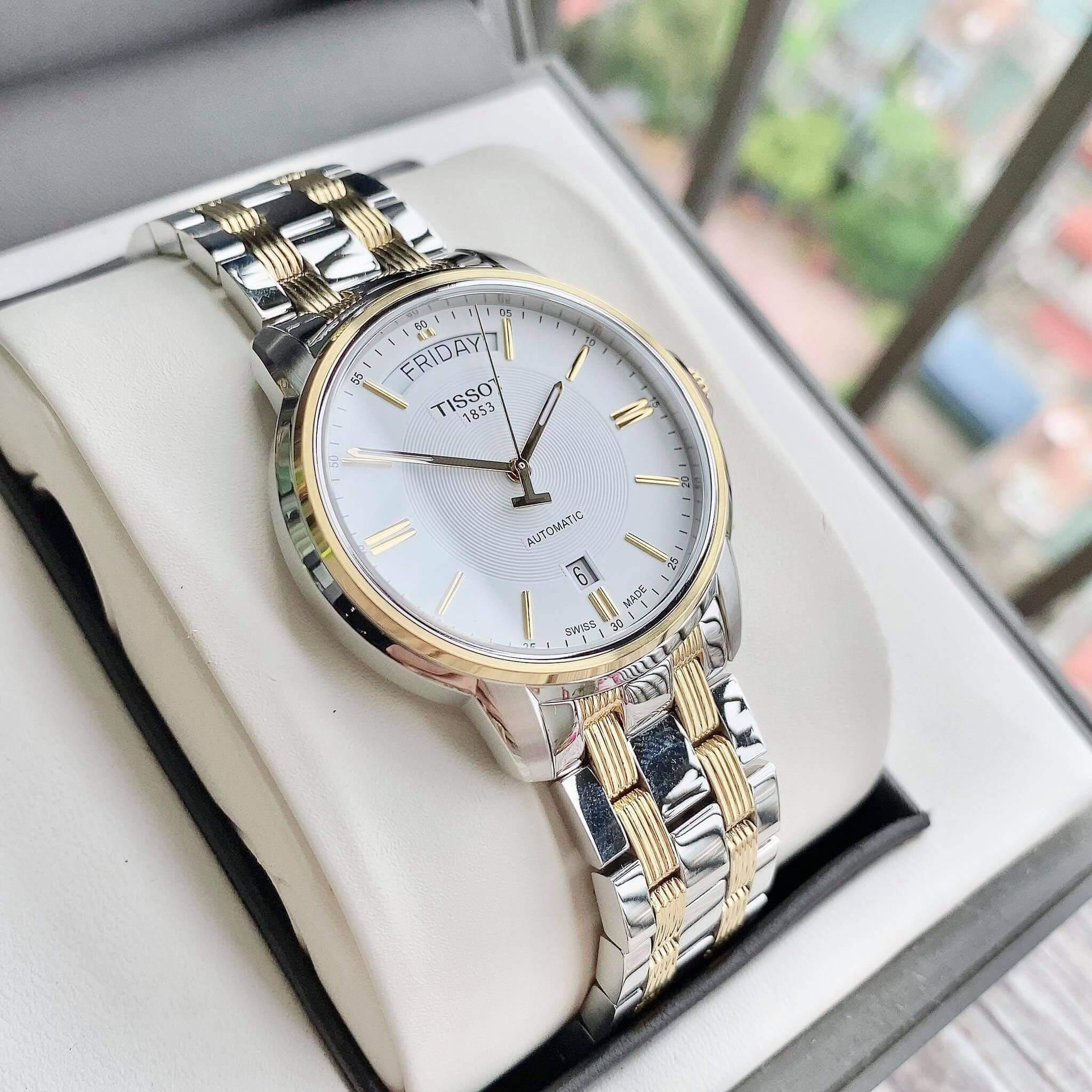 Đồng hồ Tissot T-Classic Automatic III Day Date T065.930.22.031.00 (T0659302203100)