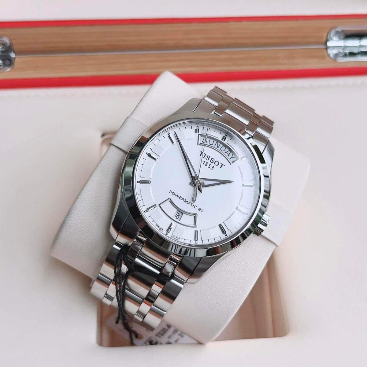Đồng hồ Tissot Couturier DayDate White - T035.407.11.031.01