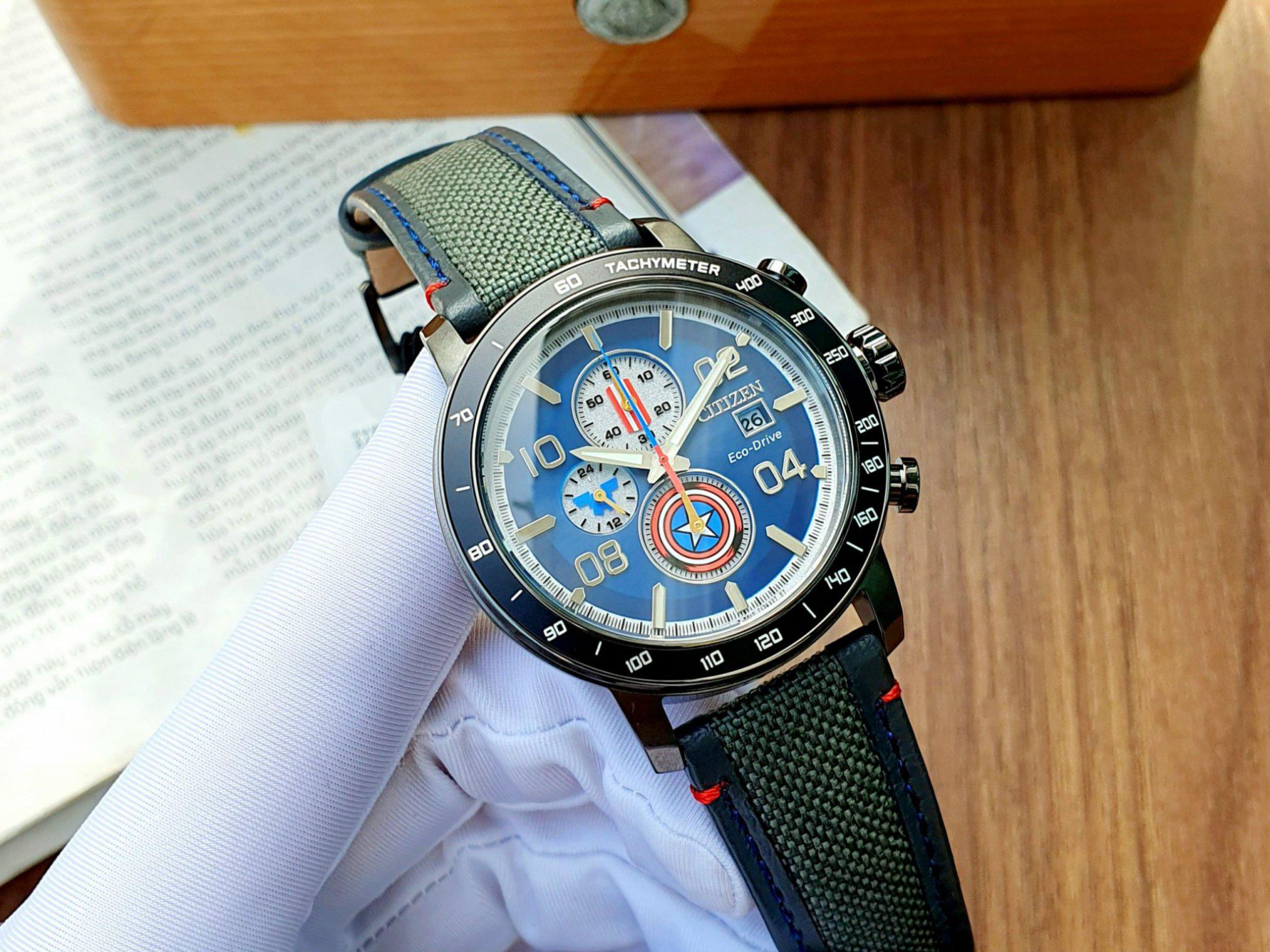 Đồng hồ Citizen Eco Drive Captain America CA0767-00W