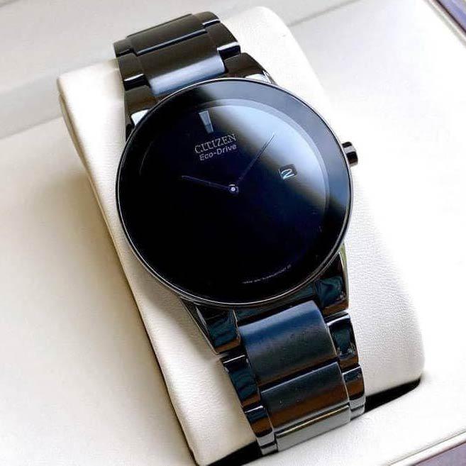 Đồng Hồ Cặp Đôi Citizen Axiom EcoDrive AU1065-58E và GA1055-57F
