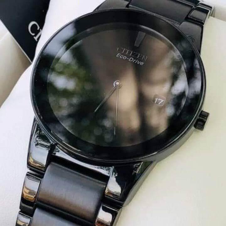 Đồng Hồ Cặp Đôi Citizen Axiom EcoDrive AU1065-58E và GA1055-57F