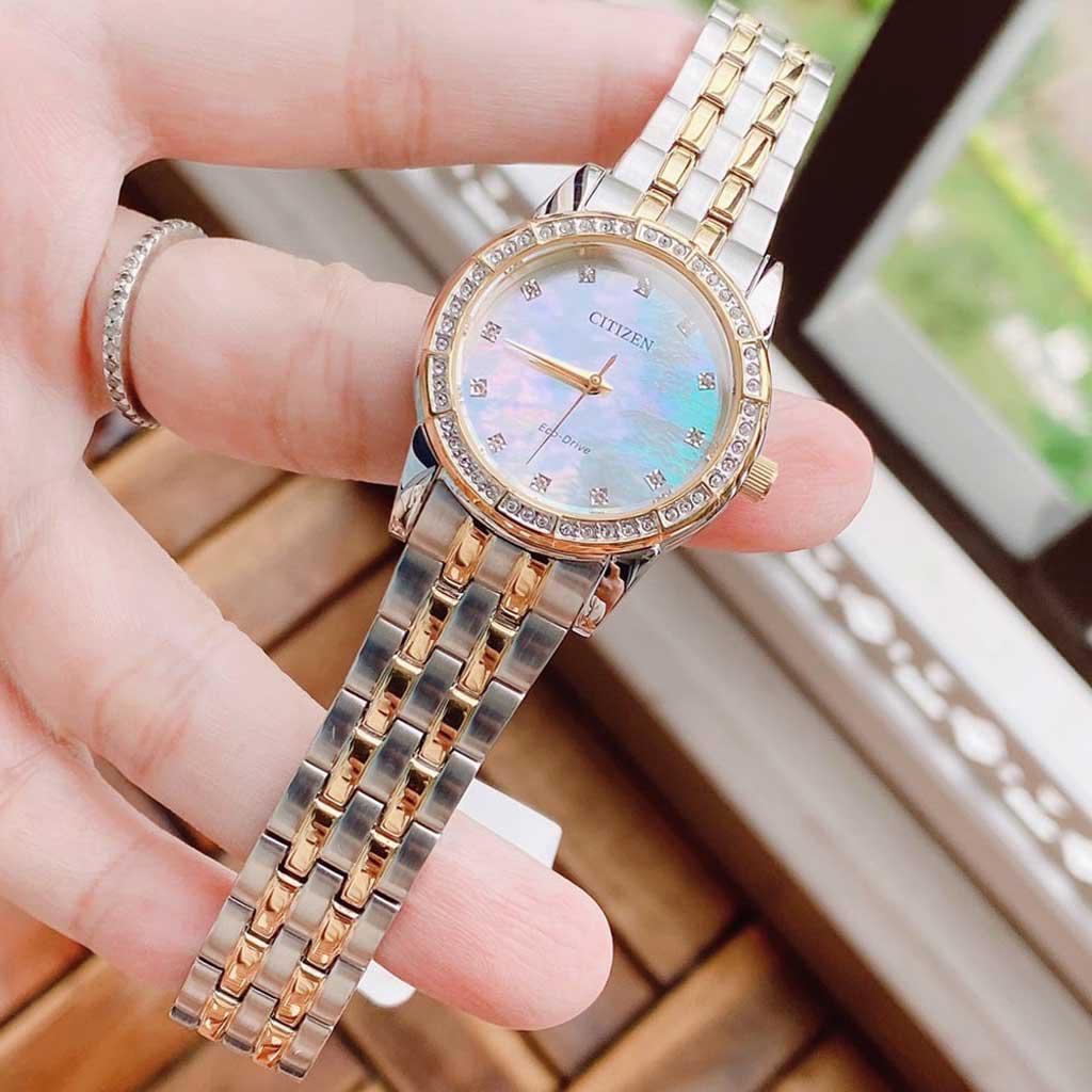 Đồng Hồ Citizen Nữ EM0774-51D Chính Hãng