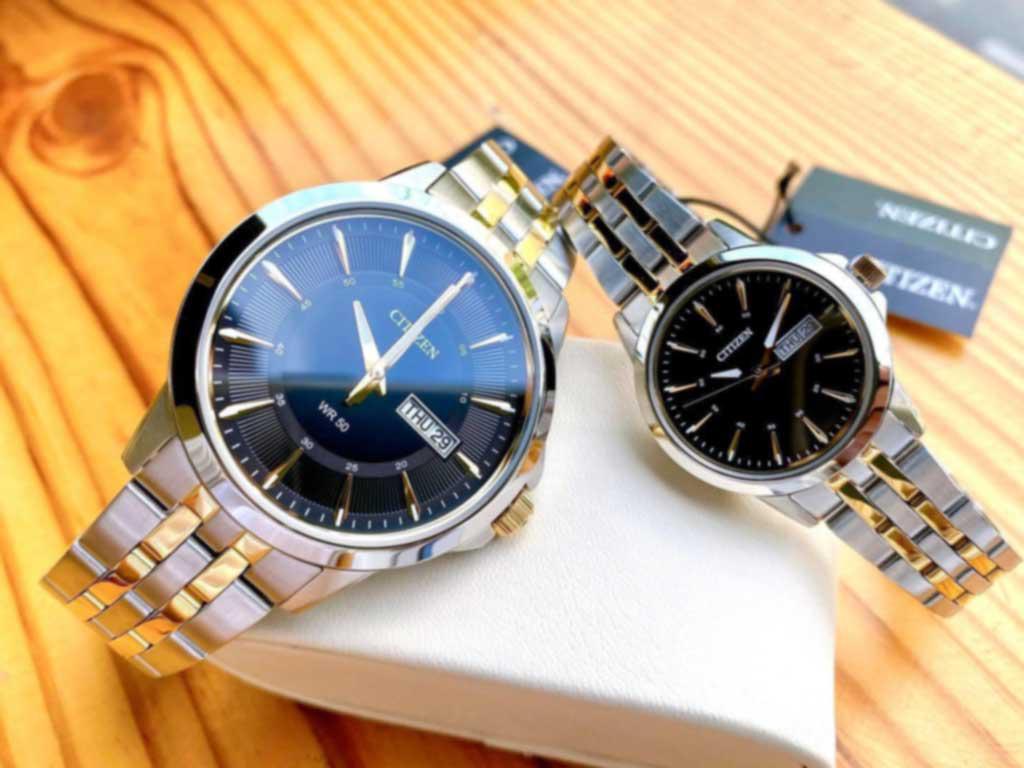 Đồng Hồ Đôi Citizen BF2018-55E và EQ0608-55E Chính Hãng
