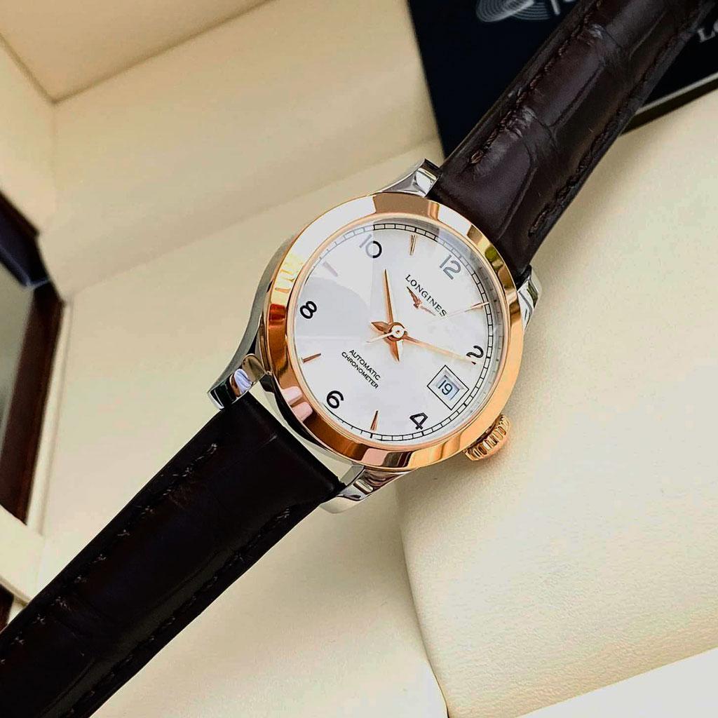 Đồng Hồ Longines Record L2.320.5.76.2 L23205762 Chính Hãng