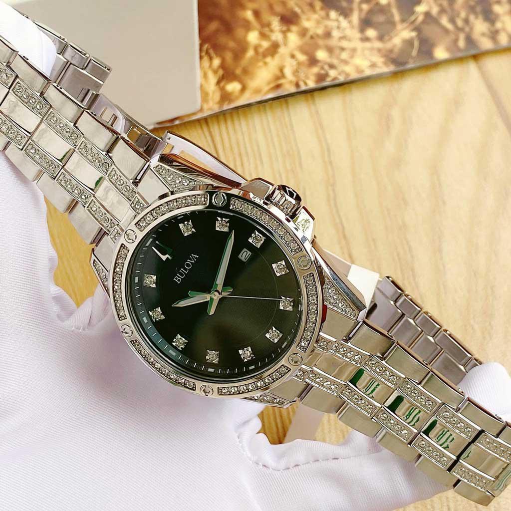 Đồng Hồ Nam Bulova 96K104 Swarovski Chính Hãng