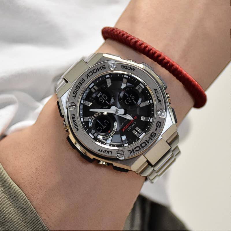 Đồng Hồ Nam Casio G-Shock GST-S110D-1A Sterling G-Steel Edition