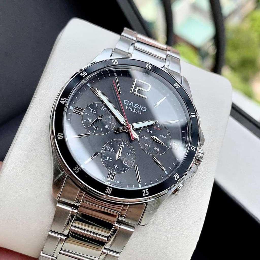 Đồng Hồ Nam Casio MTP-1374D-1AVDF Chính Hãng