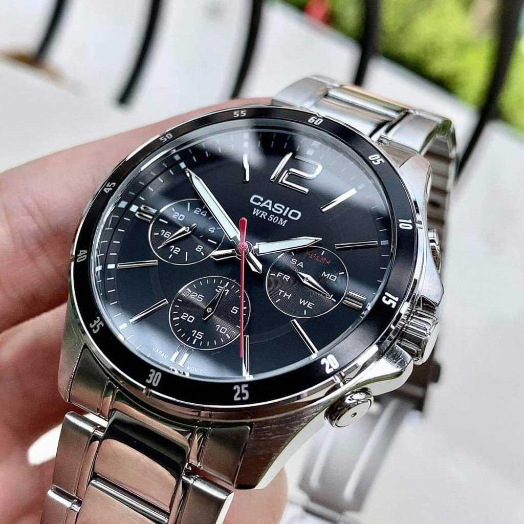Đồng Hồ Nam Casio MTP-1374D-1AVDF Chính Hãng