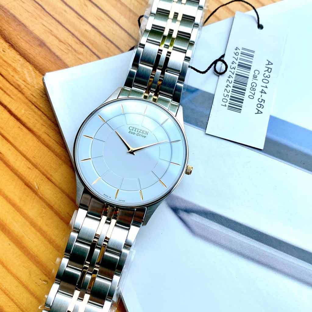 Đồng Hồ Nam Citizen Eco-drive AR3014-56A Siêu Mỏng
