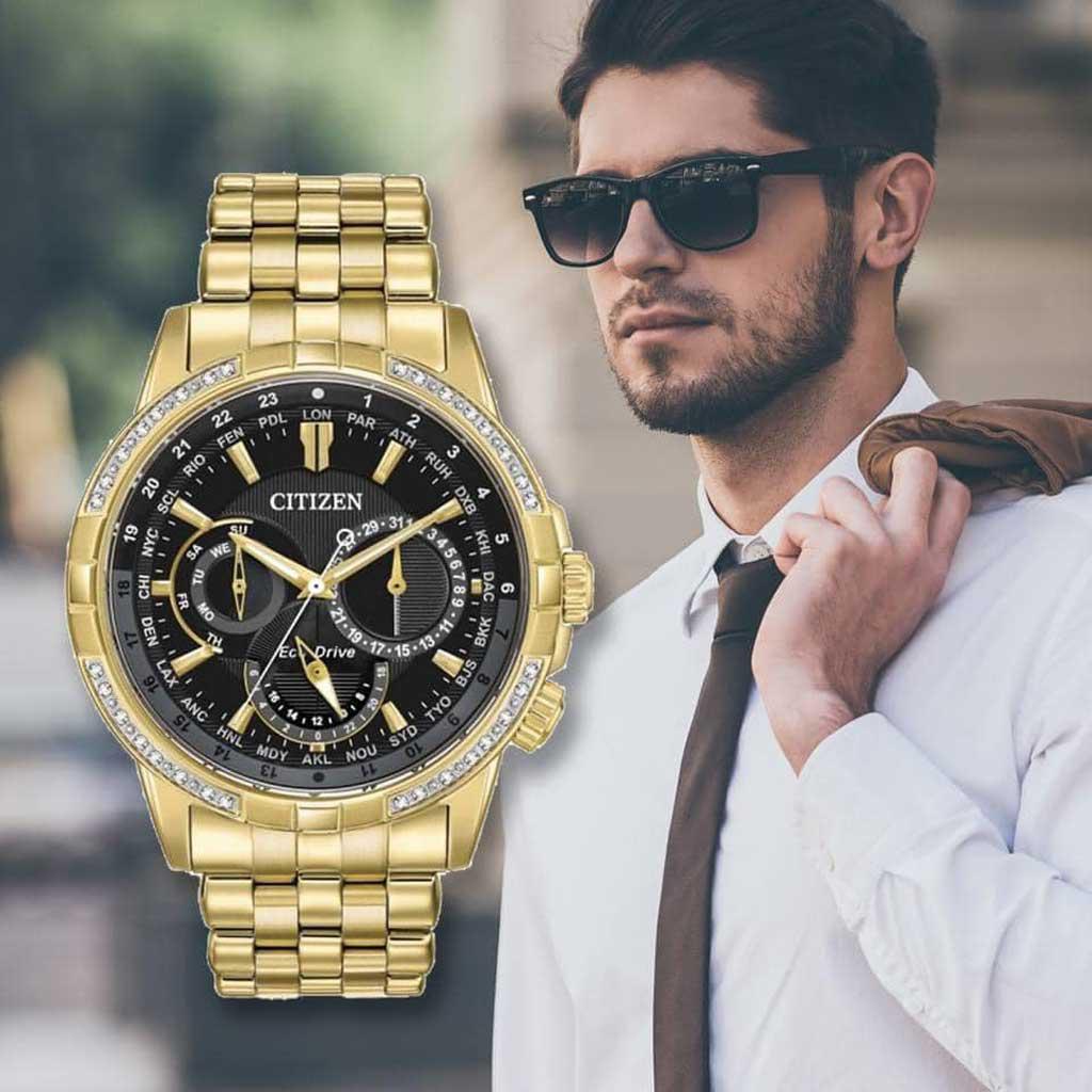 Đồng Hồ Nam Citizen Eco-Drive Calendrier BU2082-56E Chính Hãng