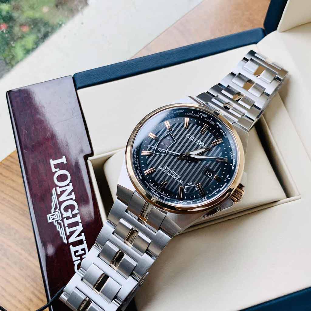 Đồng Hồ Nam Citizen Eco-Drive CB0166-54H Chính Hãng