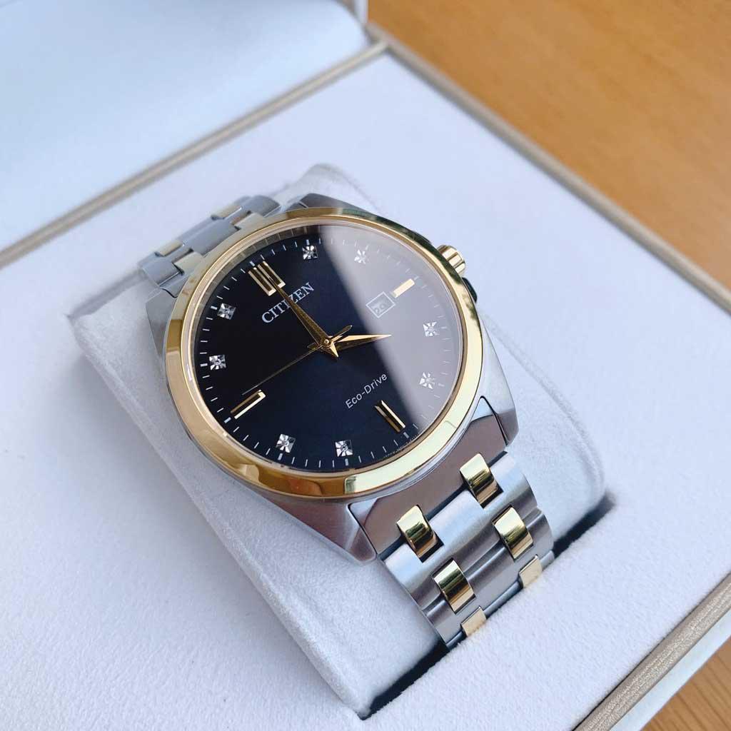 Đồng Hồ Nam Citizen Eco-drive Corso Diamond BM7107-50E Chính Hãng