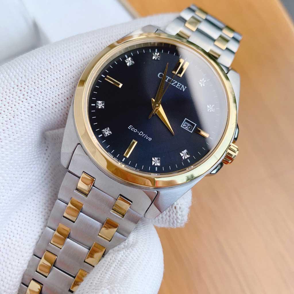 Đồng Hồ Nam Citizen Eco-drive Corso Diamond BM7107-50E Chính Hãng