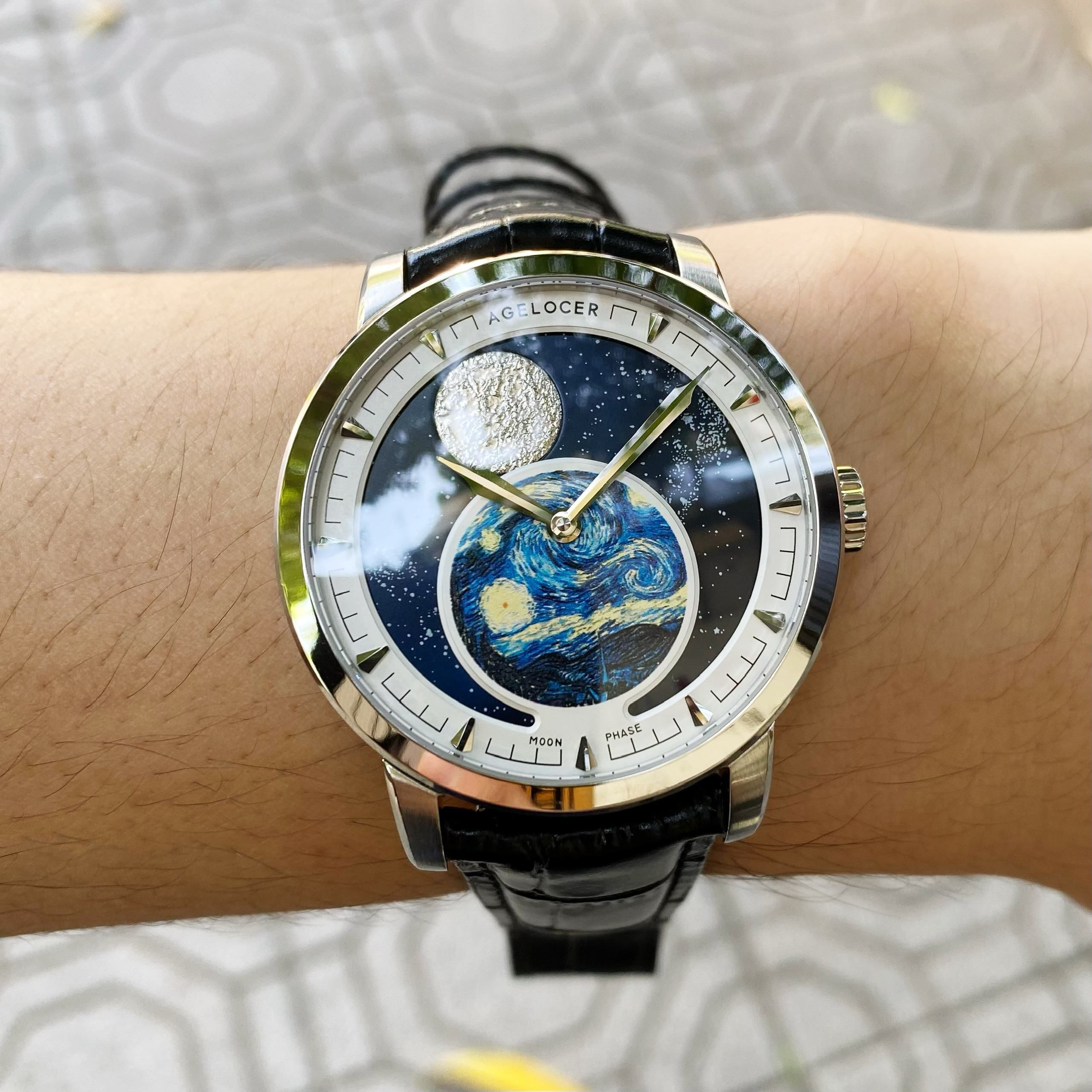Đồng Hồ Agelocer Moon Phases 6401A1