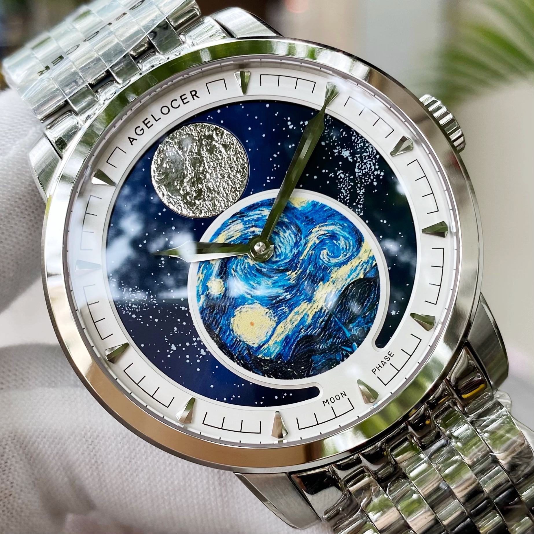 Đồng Hồ Agelocer Moon Phases 6401A9