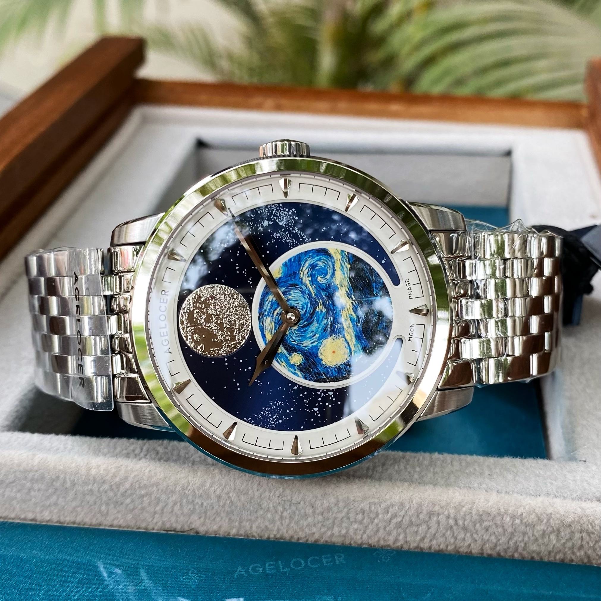 Đồng Hồ Agelocer Moon Phases 6401A9