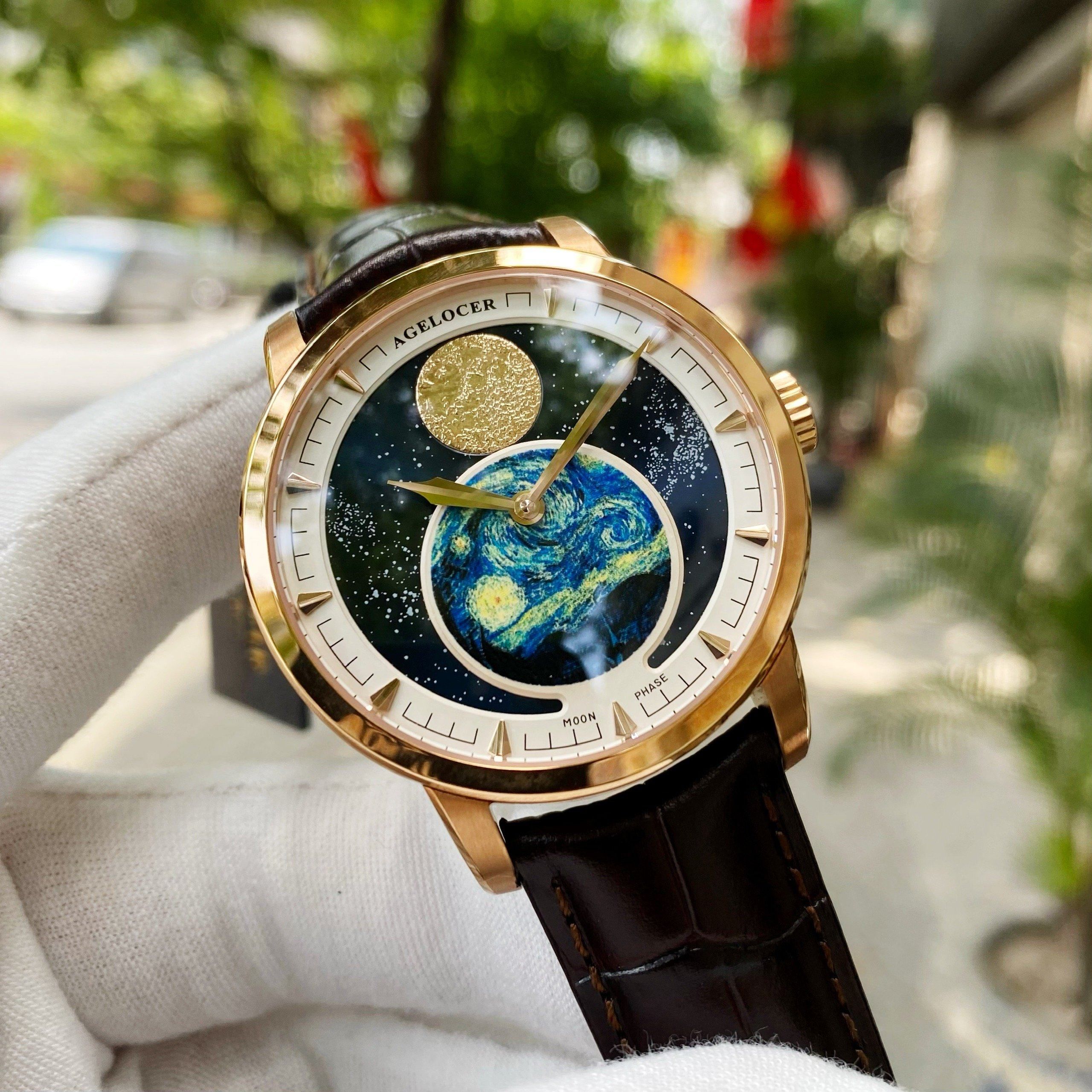 Đồng Hồ Agelocer Moon Phases 6401D2