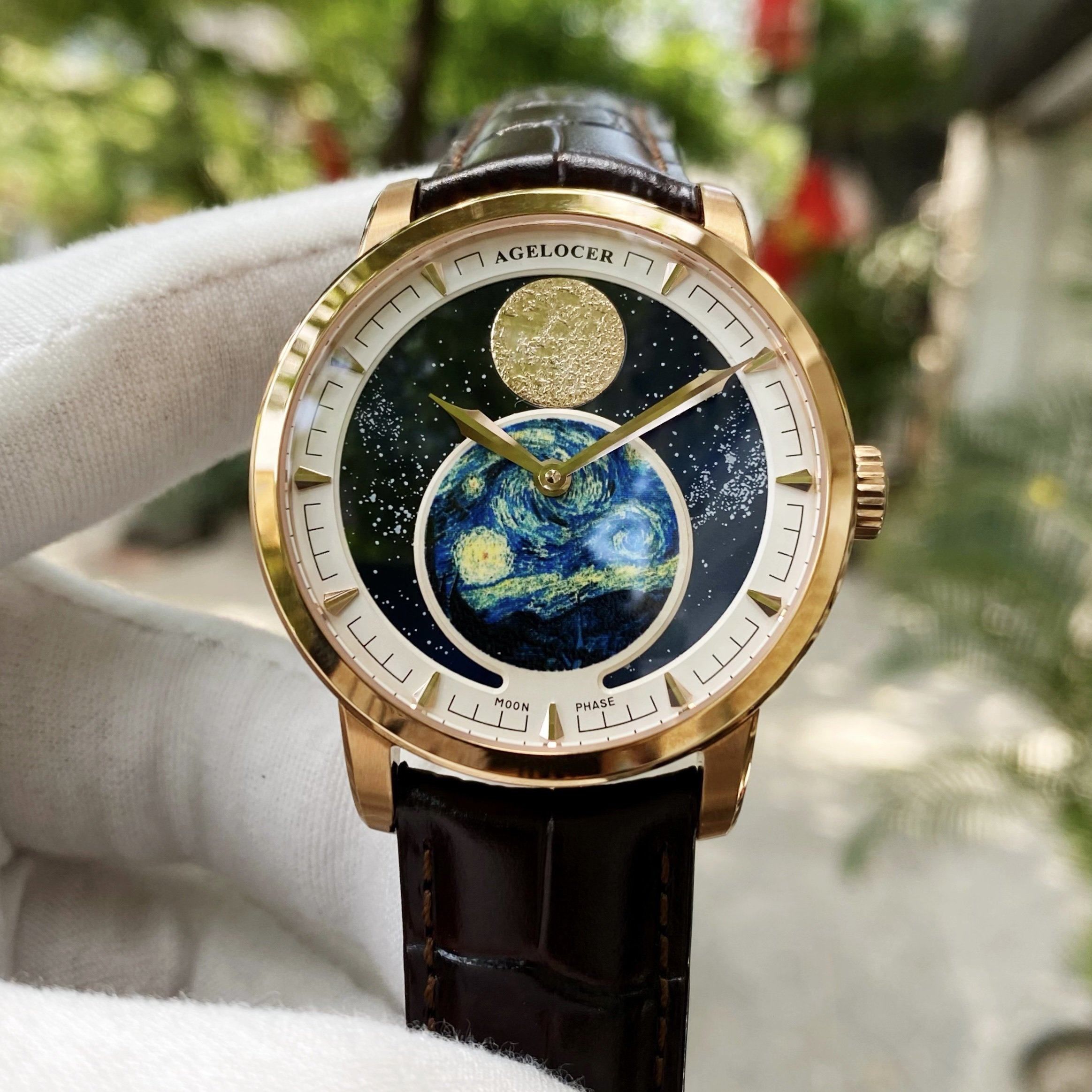 Đồng Hồ Agelocer Moon Phases 6401D2
