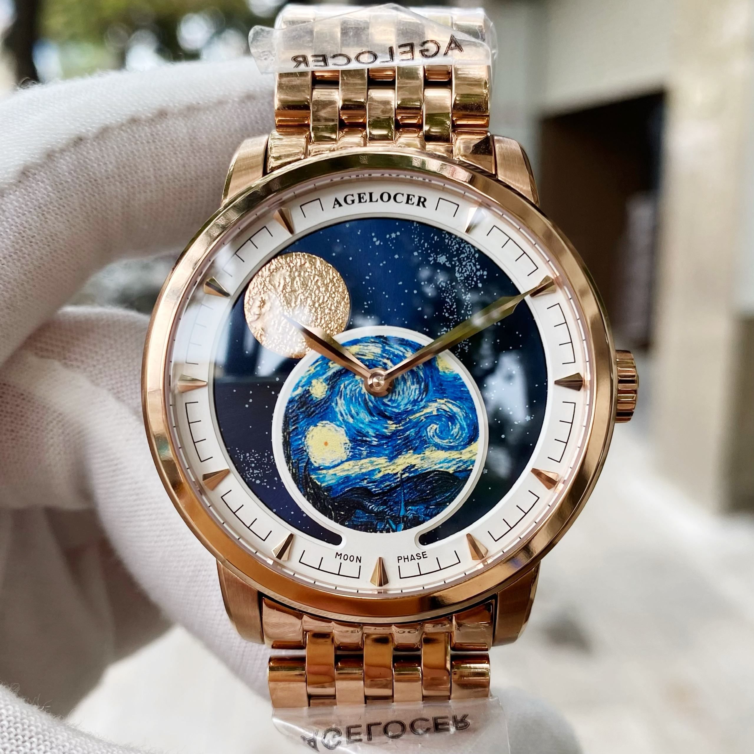Đồng Hồ Agelocer Moon Phases 6401D9