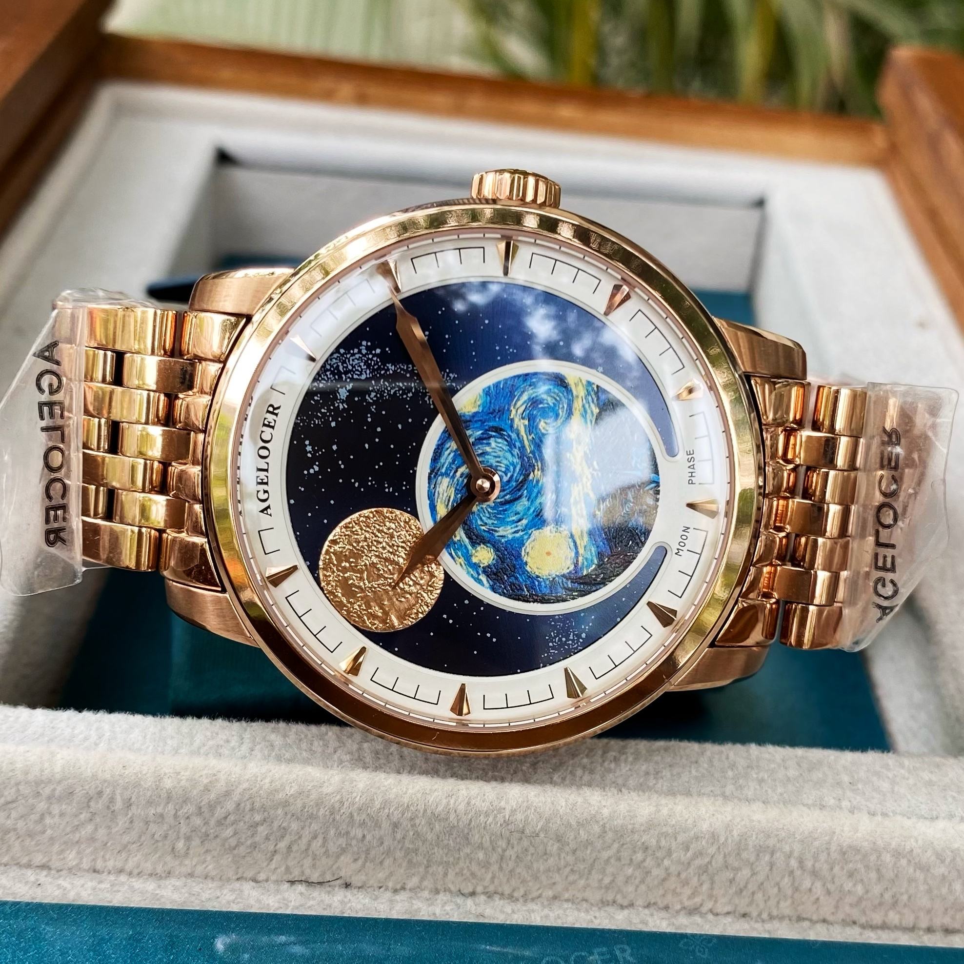 Đồng Hồ Agelocer Moon Phases 6401D9
