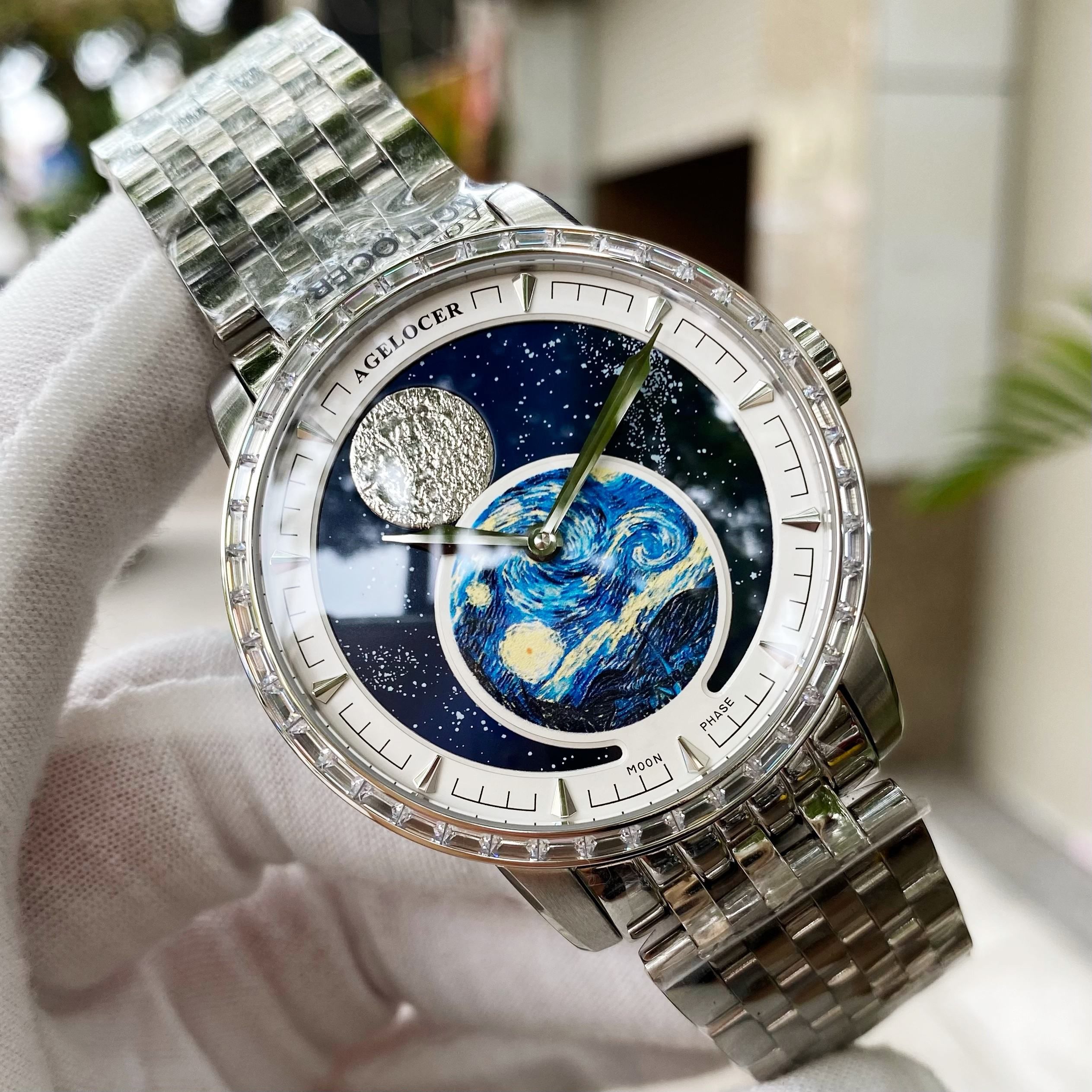 Đồng Hồ Agelocer Moon Phases 6401E9